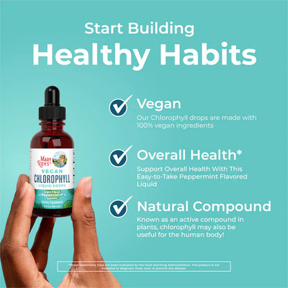 Vegan Liquid Chlorophyll Drops - 60ml