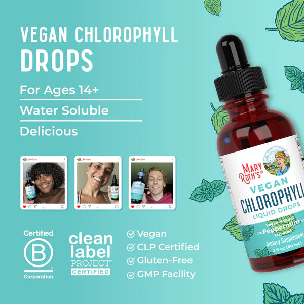 Vegan Liquid Chlorophyll Drops - 60ml