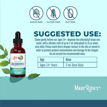 Vegan Liquid Chlorophyll Drops - 60ml
